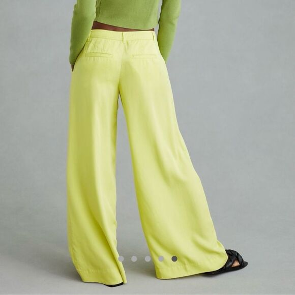 Anthropologie Low-Rise Wide-Leg Trousers | Size UK 6/US 8 - Picture 5 of 5